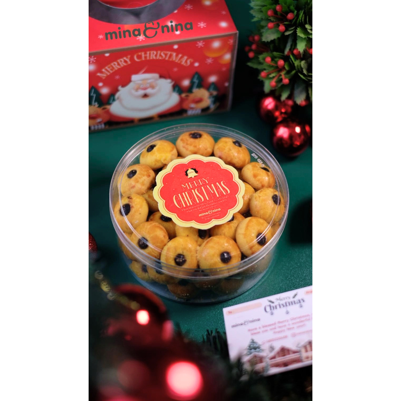 

MINA&NINA KUE KUE KERING NASTAR CHOCO CHIP 500 GR HAMPERS NATAL