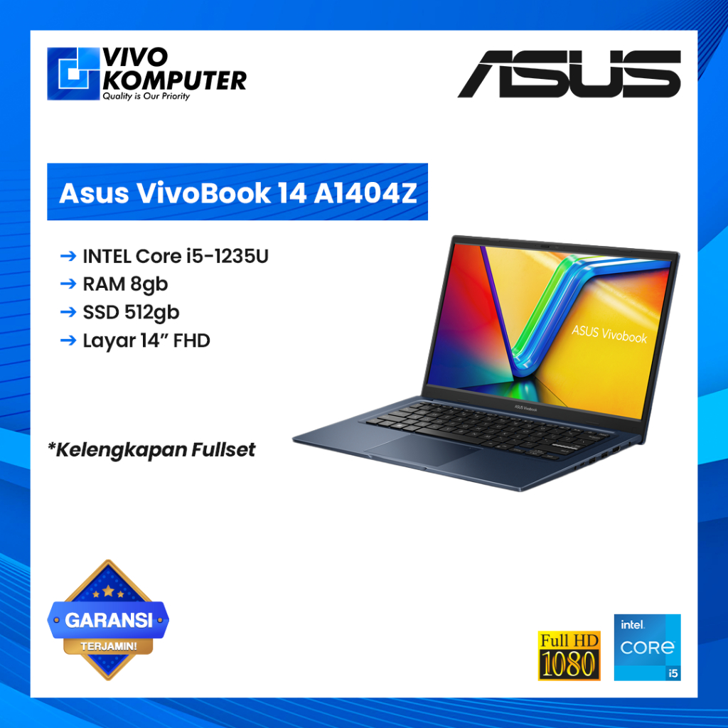 Asus VivoBook 14 A1404Z Core i5 Gen 10 8/256gb