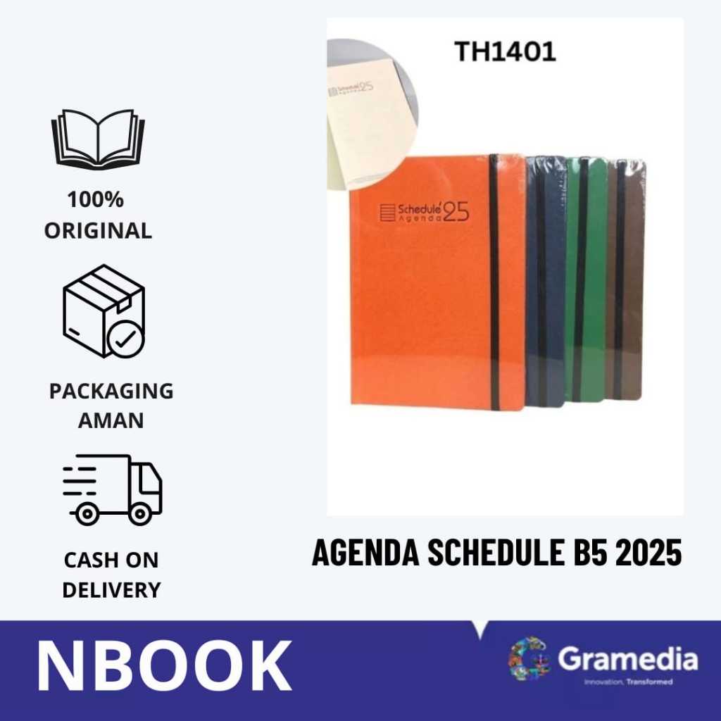 

GRAMEDIA-TH 1401 AGENDA SCHEDULE B5 2025