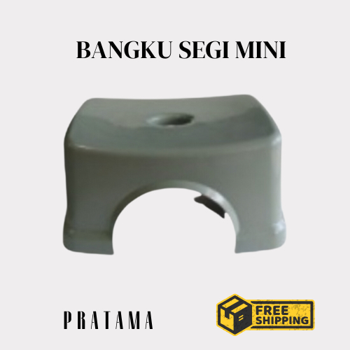 Bangku plastik / Kursi plastik / Bangku kecil / Kursi kecil / Bangku segi mini / Bangku / Kursi