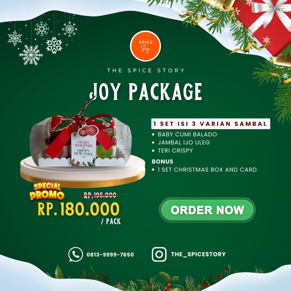 

Paket Hampers Christmas/Natal 2024 - PAKET JOY