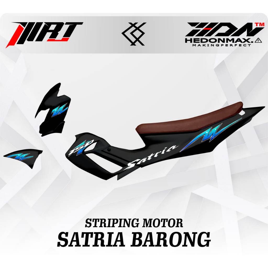 Striping Satria FU 150 - Stiker Satria Barong Keren (Sudah Terpotong)