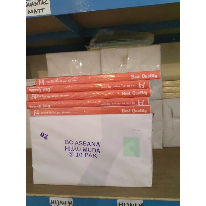 

bc160gsm ukuran folio isi 100 lembar