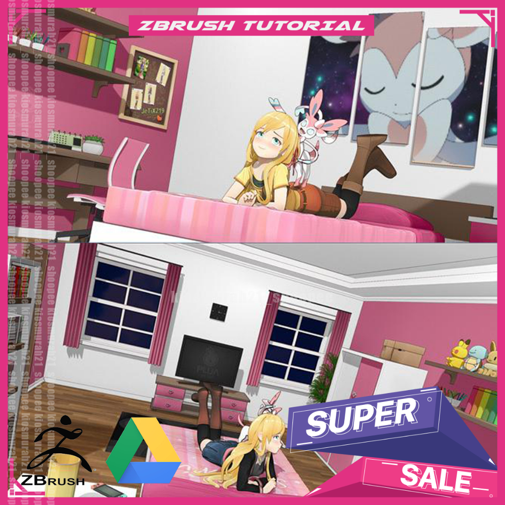 Zbrush - 3d Anime Scene Creation In Zbrush Zbrush Pro Tutorial
