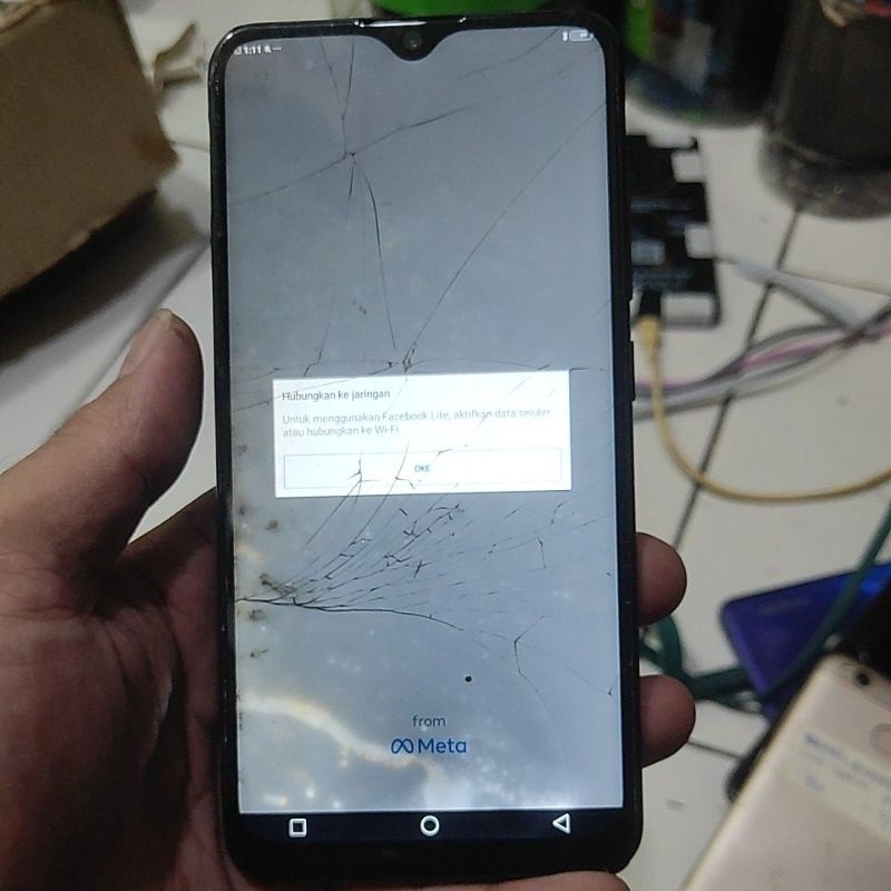 Vivo y91 vs y95 retak,minus baca deskripsi 