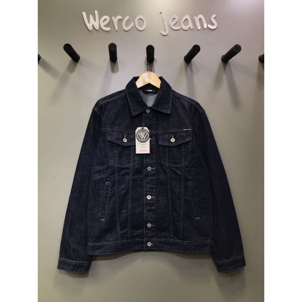 Werco jaket Jeans pria original // jaket Jeans pria distro // jaket denim pria