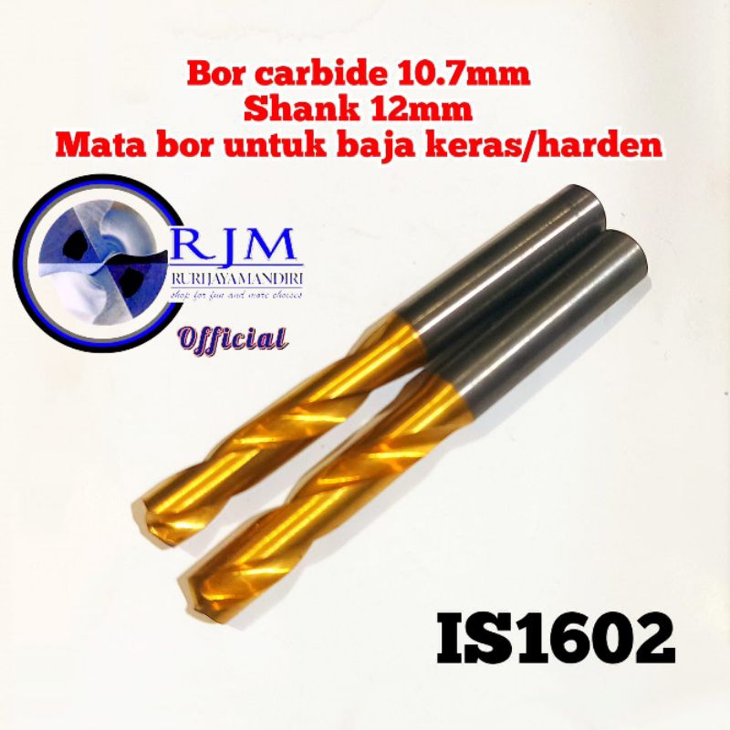 bor carbide 10.7mm twist drill tungsten carbide mata bor baja keras harden per mobil dll bukan bor n