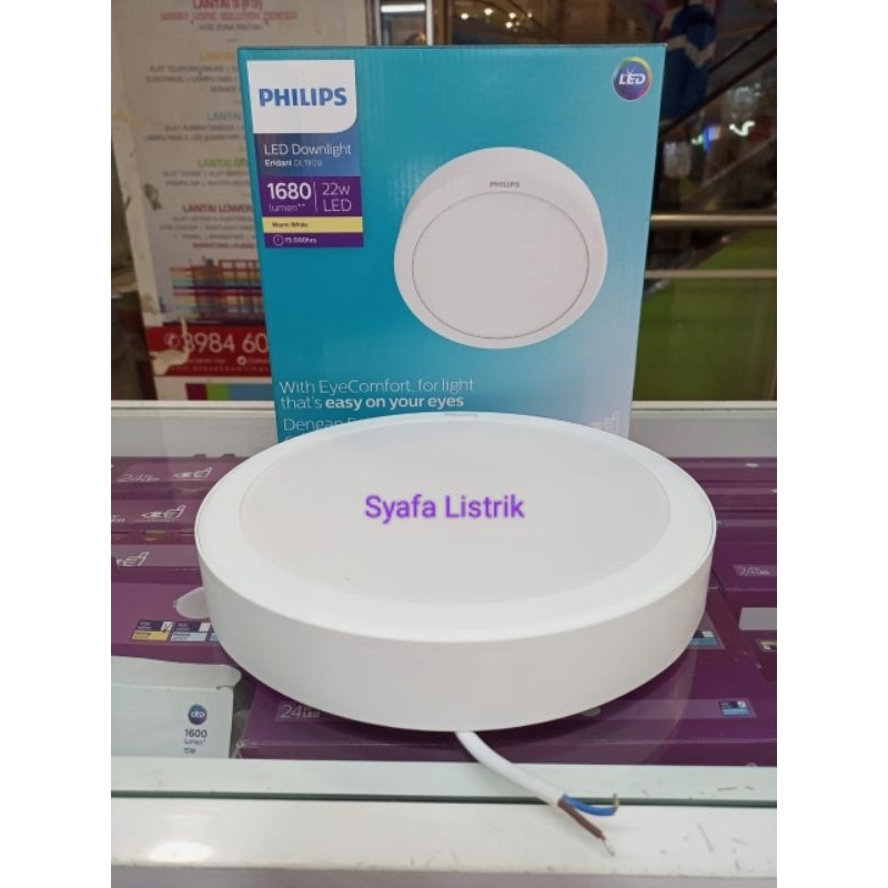 Lampu LED Dwonlight Outbow Eridani 22Watt Bulat Philips