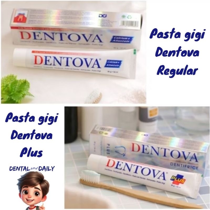 Pasta Gigi Dentova Plus regular 100% original