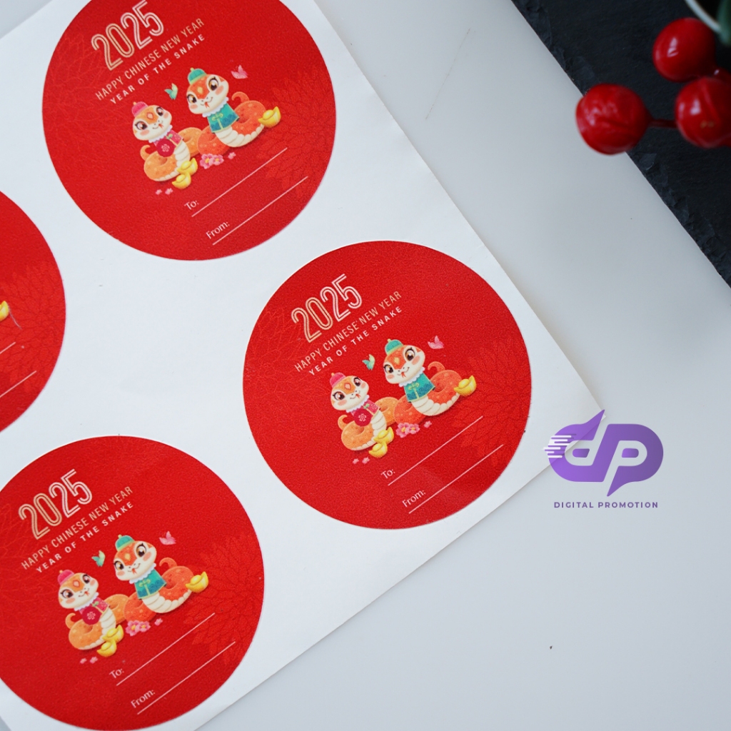 

Sticker Imlek Couple Bulat 24 pcs | Sticker Hampers Imlek | Sticker Bulat 7x7 | Sticker Toples Bulat