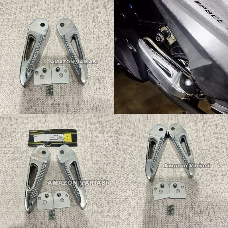 FOOTSTEP PIJAKAN HONDA SCOOPY BEAT VARIO CHROME STEP SCOOPY CHROME