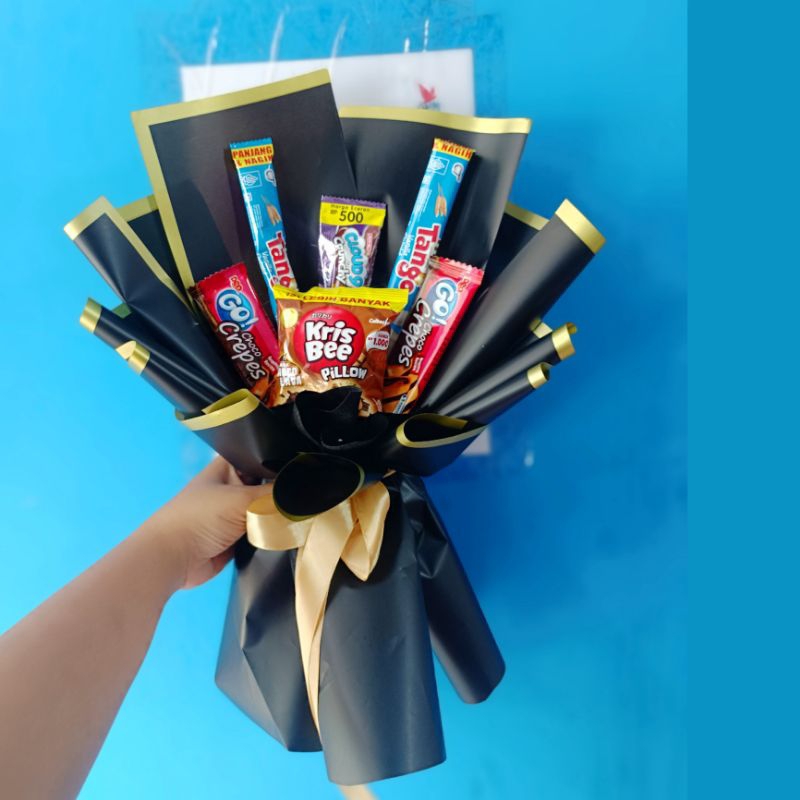 

Buket Snack Murah || Buket Wisuda uk Medium