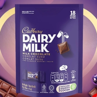 

CADBURY DAIRY MILK MINI BITES 18 Pcs X 4,5 Gram