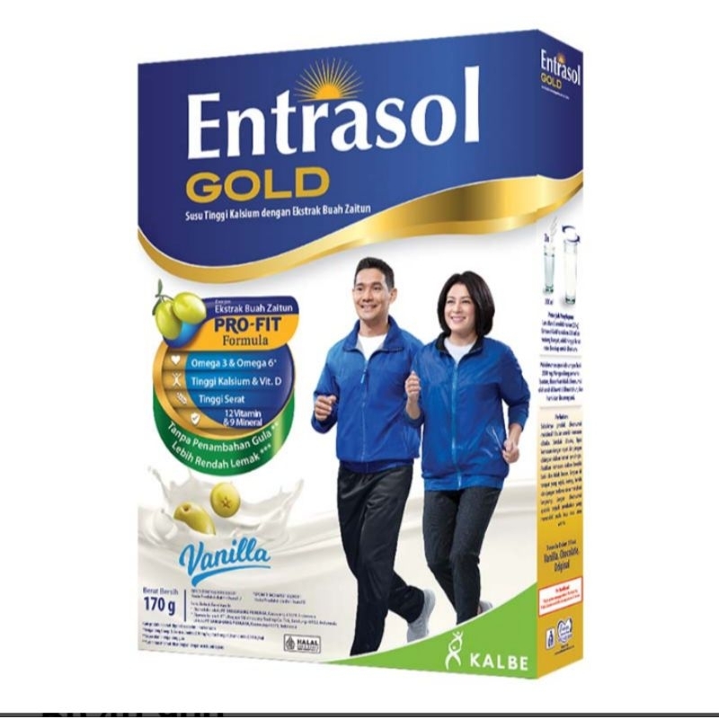 

Entrasol Gold Susu Bubuk Nutrisi Dewasa rasa Vanila