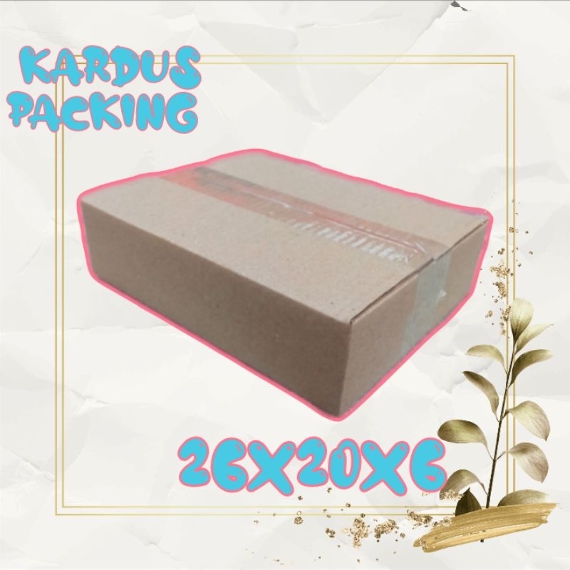 

kardus packing uk 26x20x6 kardus kecil kardus besar