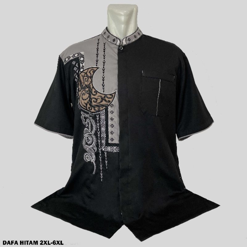 baju koko jumbo 2xl 3xl 4xl 5xl 6xl pria dewasa baju koko dafa bige size