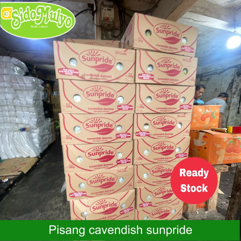 

Pisang cavendish sunprise 1 karton ( 13 kg ) | ud sidomulyo fresh