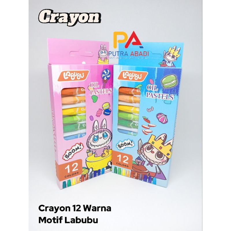 

Krayon Pil Pastel 12 18 24 Labubu The Monsters l Crayon Labubu The Monsters 12 18 24 l Souvenir Ulang Tahun