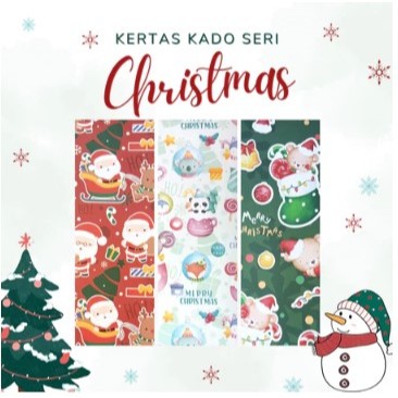 

TBMO Kertas Kado Jumbo Besar Wrapping Seri Natal Christmas