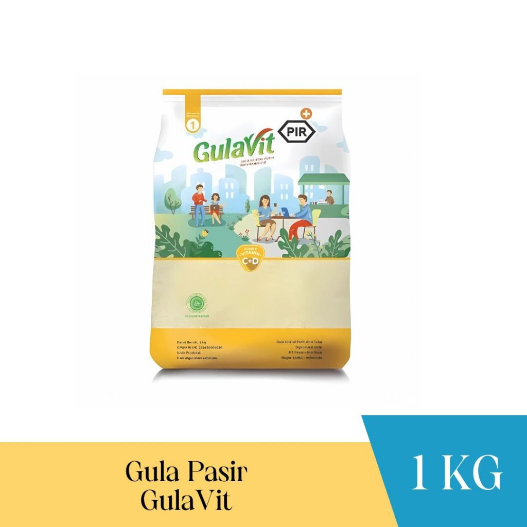 

Gula Pasir GulaVit 1kg Kuning