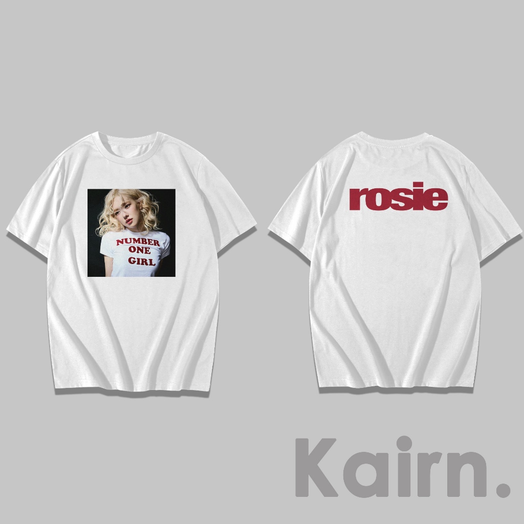 Kaos Rosie Album / Fansmerch / Kaos Rose Blackpink