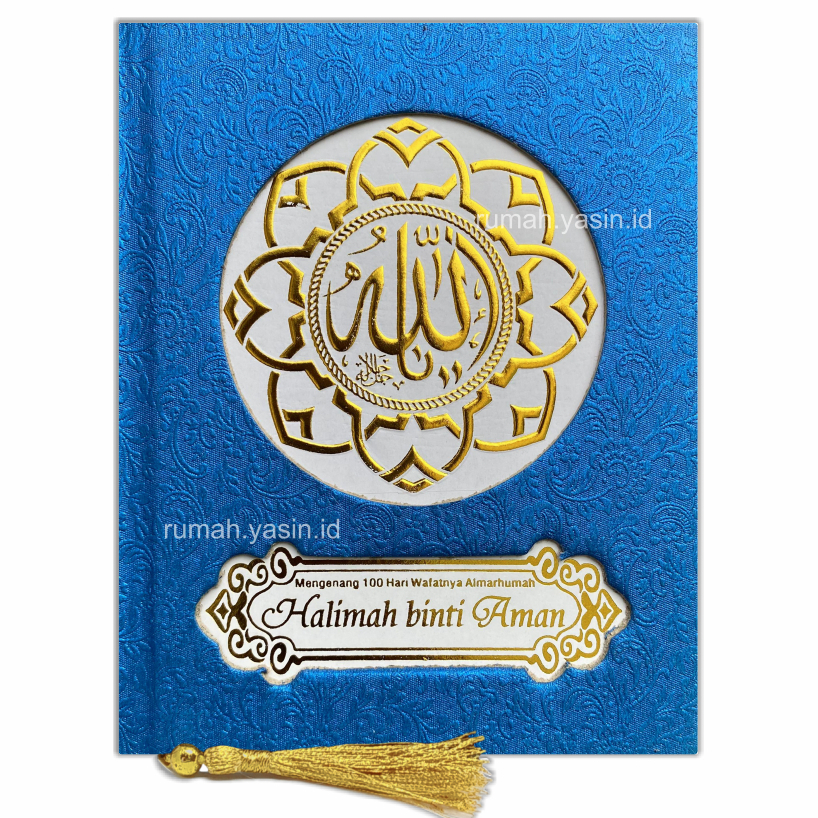 BUKU YASIN TAHLIL FOTO ALM/ALMH SUDAH TERMASUK KERTAS LICIN / GLOSSY HARD COVER HVS 128 HLMN