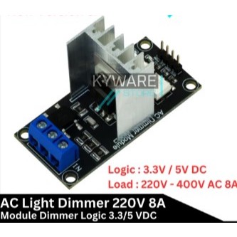 AC Light Dimmer Robotdyn Module 1 Channel 220V 110V logic 5V 3.3V