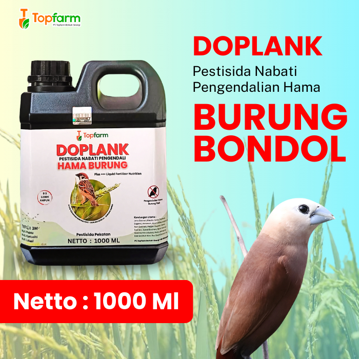 Pestisida Topfarm / Obat Pengusir Burung Pada Padi / Obat Burung Makan Padi / Obat Racun Burung Pema