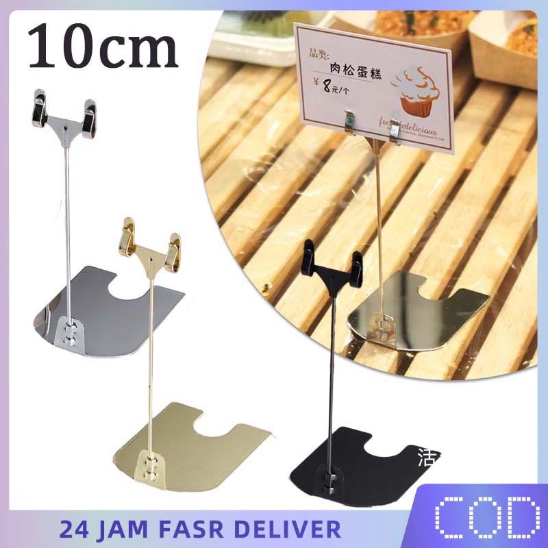 

Price Tag Holder Tiang Nomor Meja Murah Table Menu Stand 10cm Holder Foto Price Tag