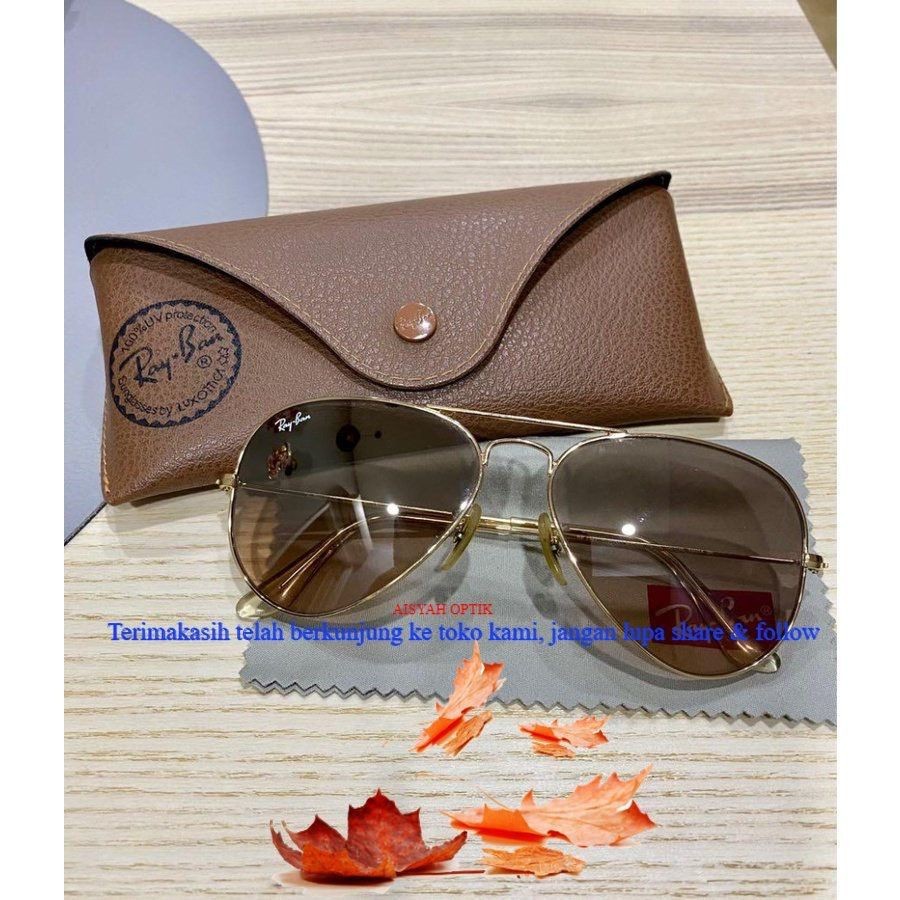 Kacamata RAYBAN AVIATOR RB3026 Lensa Kaca original 100%