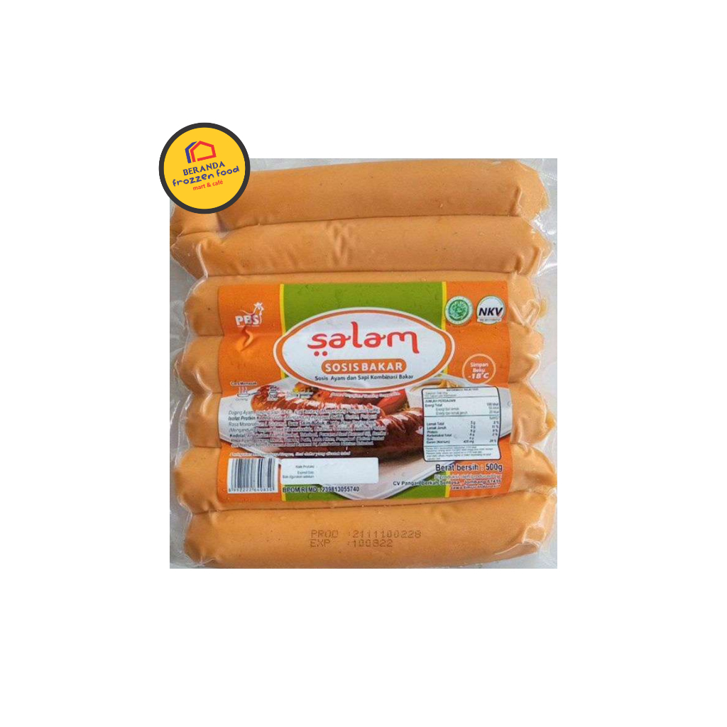 

SALAM SOSIS JUMBO 500 GRAM / SALAM SOSIS JUMBO FROZZEN FOOD