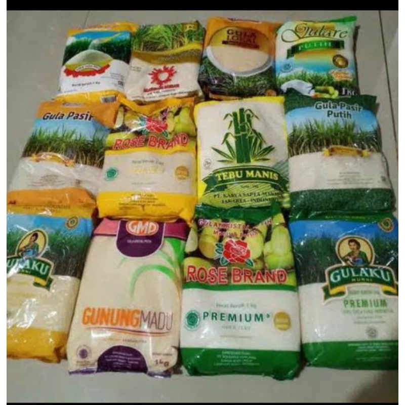 

Gula Pasir 1 KG Kemasan Pabrik!!!