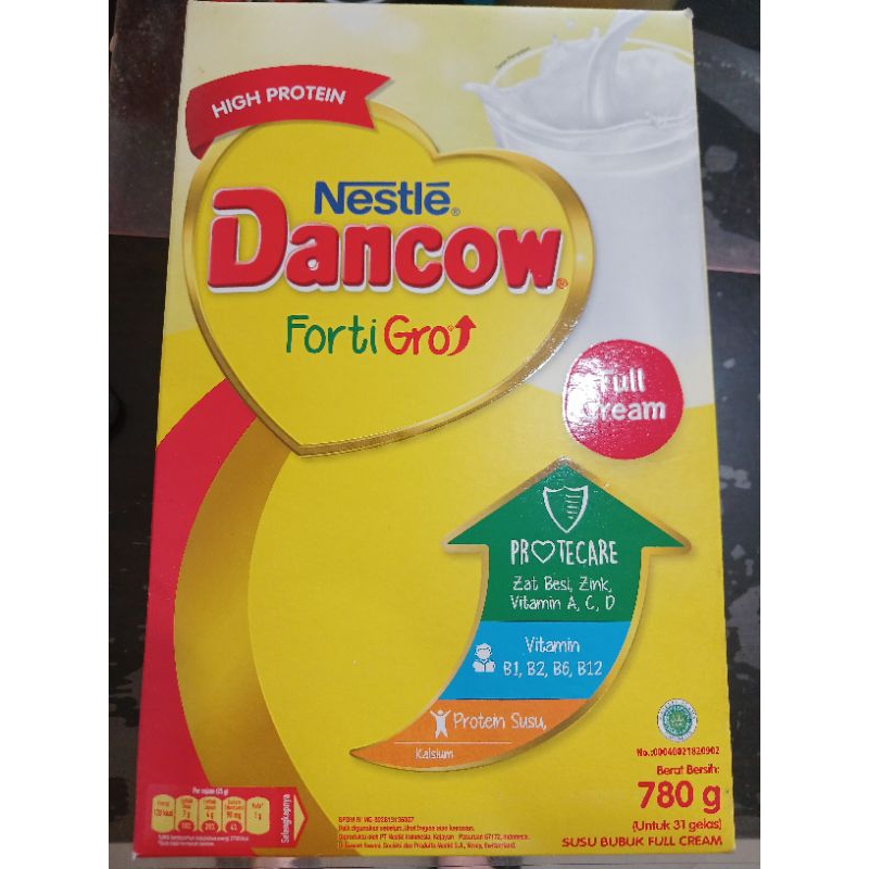 

susu Nestle Dancow FortiGro Full Cream 780gr