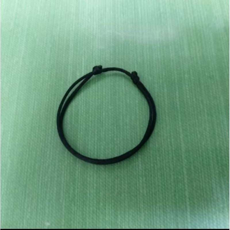 Gelang Polos Hitam/ Gelang Tali Satin/ Gelang Couple