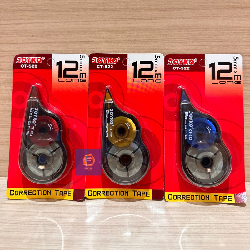 

Correction tape Joyko CT-522 12m (Harga Satuan)