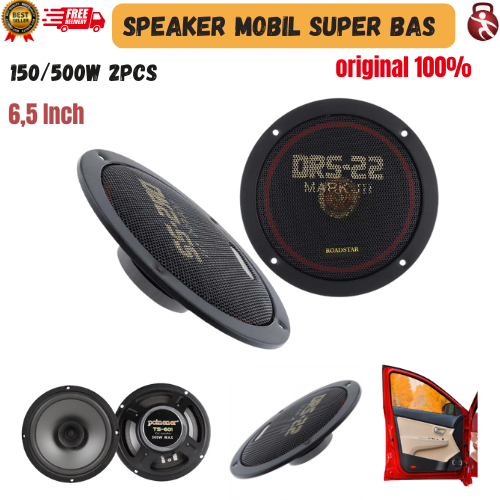 Speaker Subwoofer Mobil/ Speaker kolong mobil HiFi 6.5 Inch Original Bass Glerr