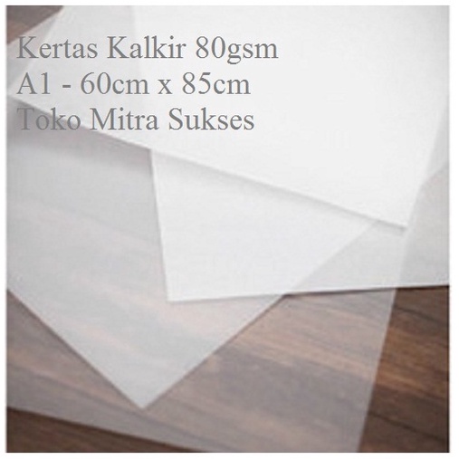 

KODE PRODUK ASTLK4865 5 Lembar Kertas Kalkir 8gsm A1 6cm x 85cm