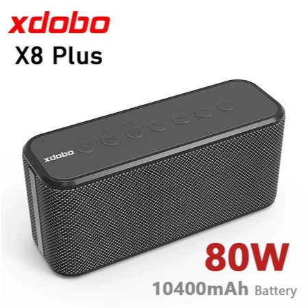 Mur4h XDOBO Official X8 Plus 80W 10400mAh Battery Power Subwoofer Bluetooth Speaker with Deep Bass T