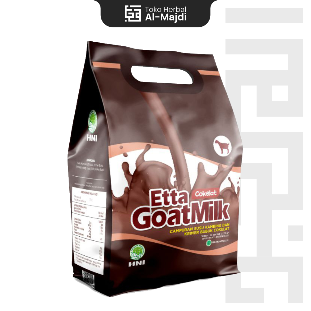 

ETTA GOAT MILK HNI BPOM- Susu Kambing Ettawa Bubuk Original coklat untuk Menyembuhkan Asma / pengganti asi / Dan Diabetes Asli Rekomended