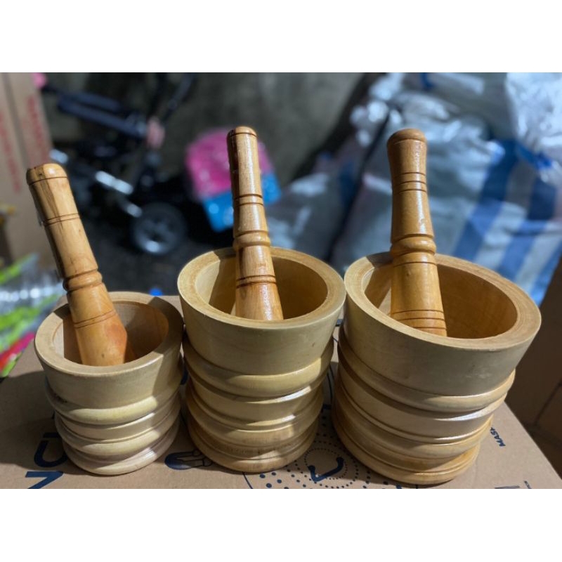 LUMPANG KAYU MURAH/LUMPANG KAYU TRADISIONAL/TUMBUK KAYU