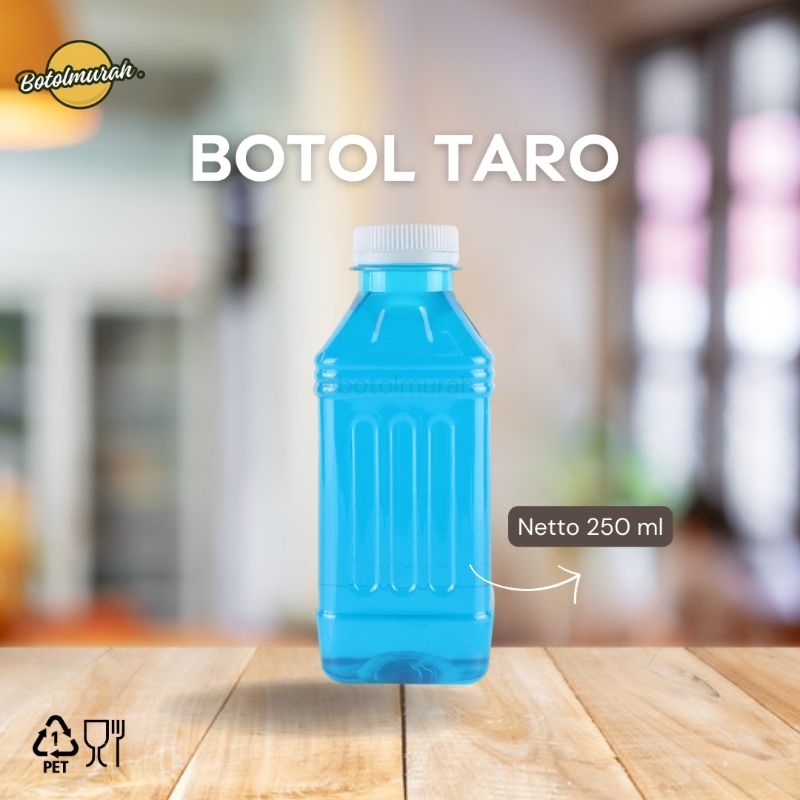 Botol Taro 250 ml || botol yogurt || susu || jus || 250 ml
