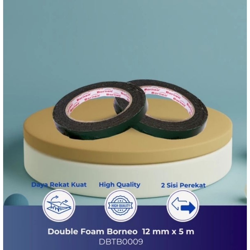 

1 BUAH Double Tape Foam 12mmx5m Borneo