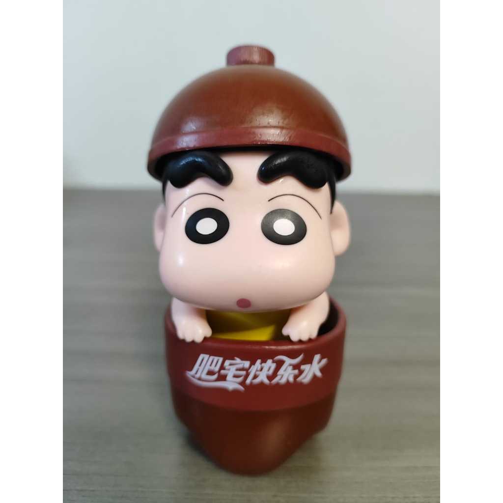 Action Figure Crayon Shinchan Coca Cola Coke In a bottle Sinchan Sincan PVC ANIME CARTOON TOY