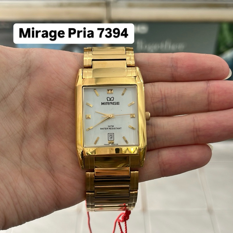 Jam Tangan Mirage 7394 Pria Gold