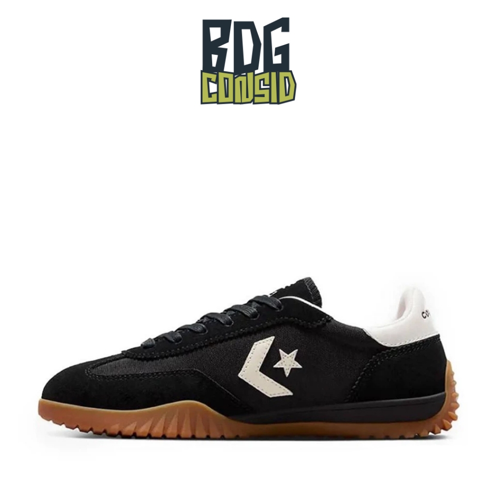 Converse Run Star Trainers Black White Egret