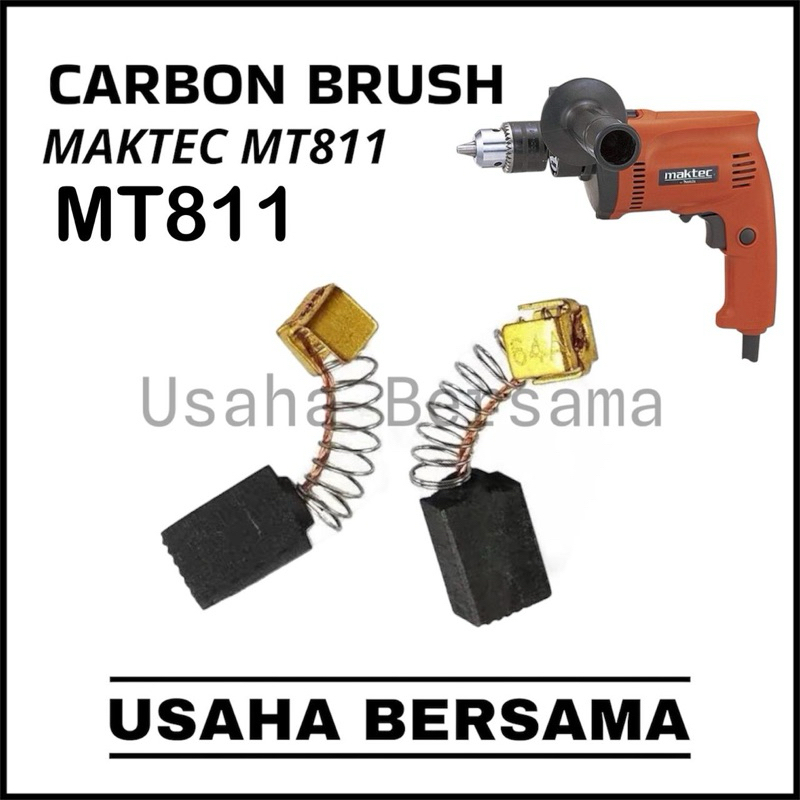 CARBON BRUSH MT811 FOR MESIN BOR MAKTEC MT811 / BROSTEL MAKTEC MT811 / BOSTEL COAL BOR IMPACT MAKTEC