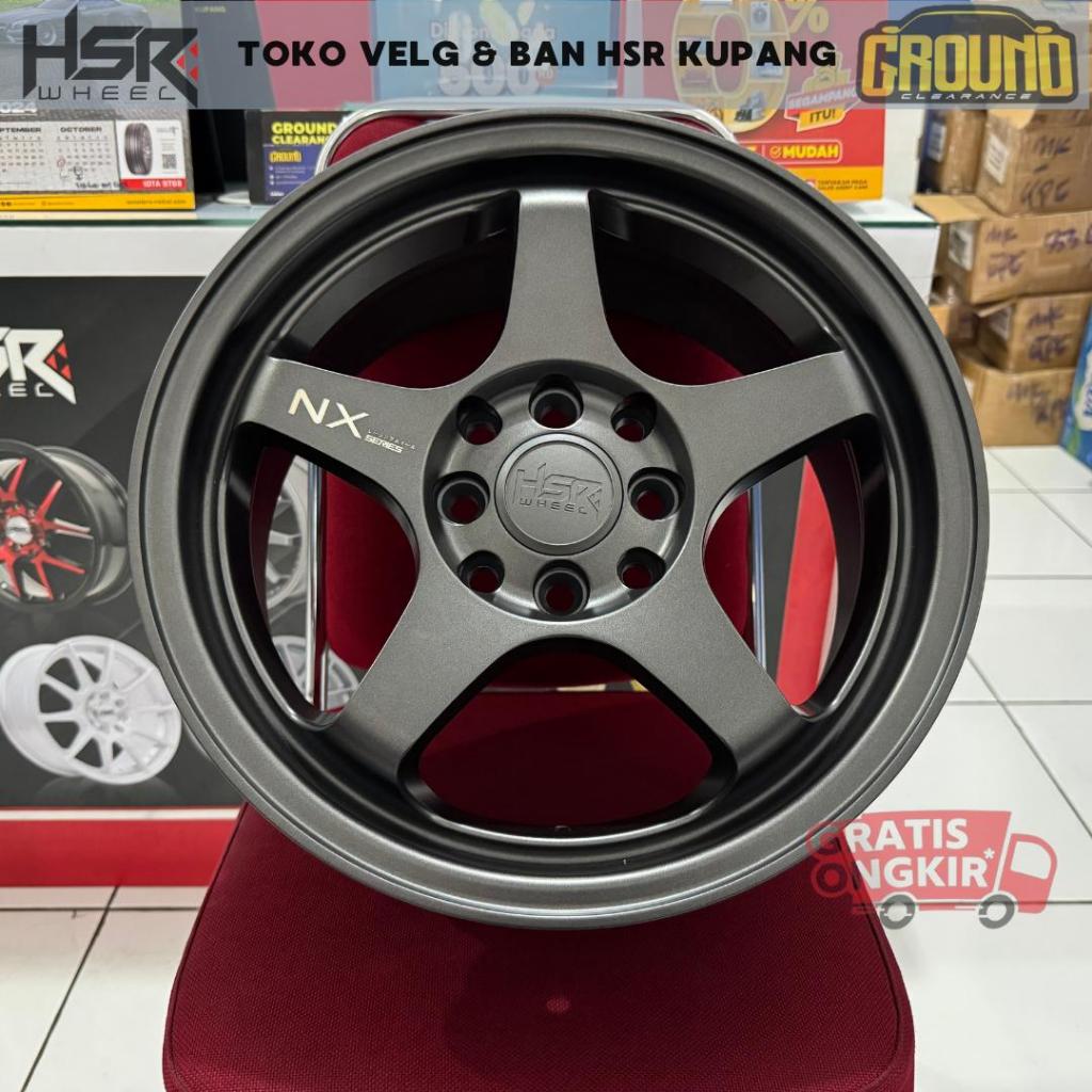 VELG MOBIL R15 HSR KAILOLO LEBAR 6,5 INCI DOUBEL PCD VELG MOBIL BRIO, CALYA, MOBILIO, LIVINA R15