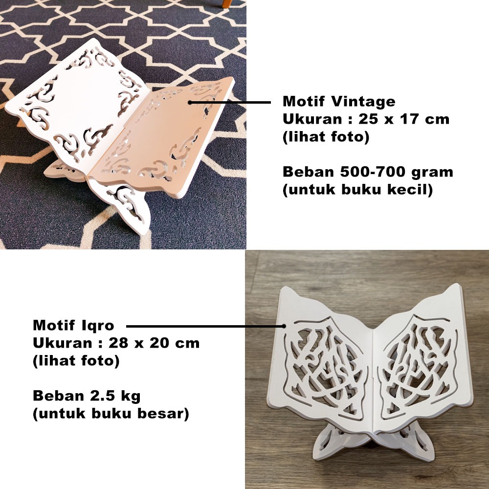 Meja lipat Al Quran Tatakan Ngaji Rekal Alquran Meja Kecil untuk Mengaji