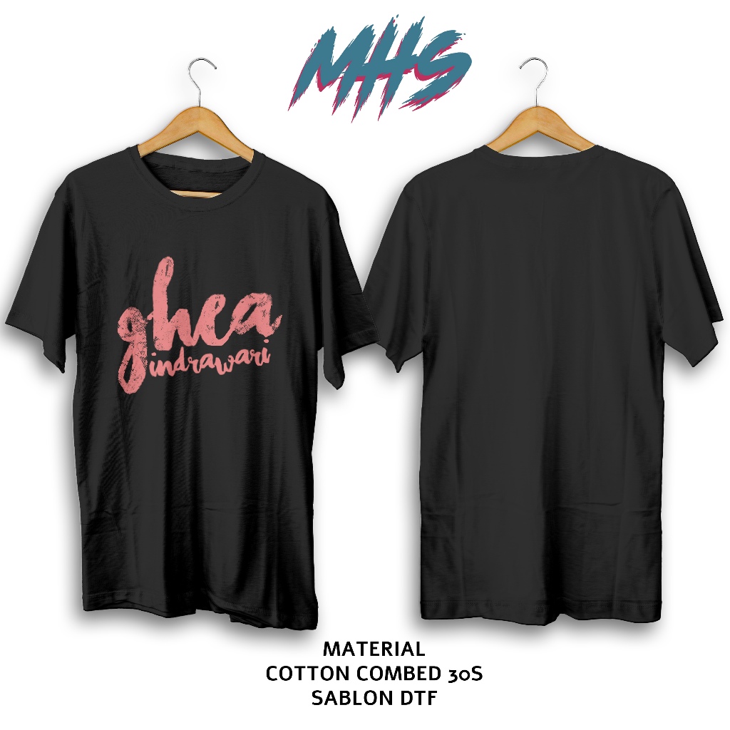 KAOS GHEA INDRAWARI COTTON COMBED 30S - KAOS BAND KAOS CUSTOM