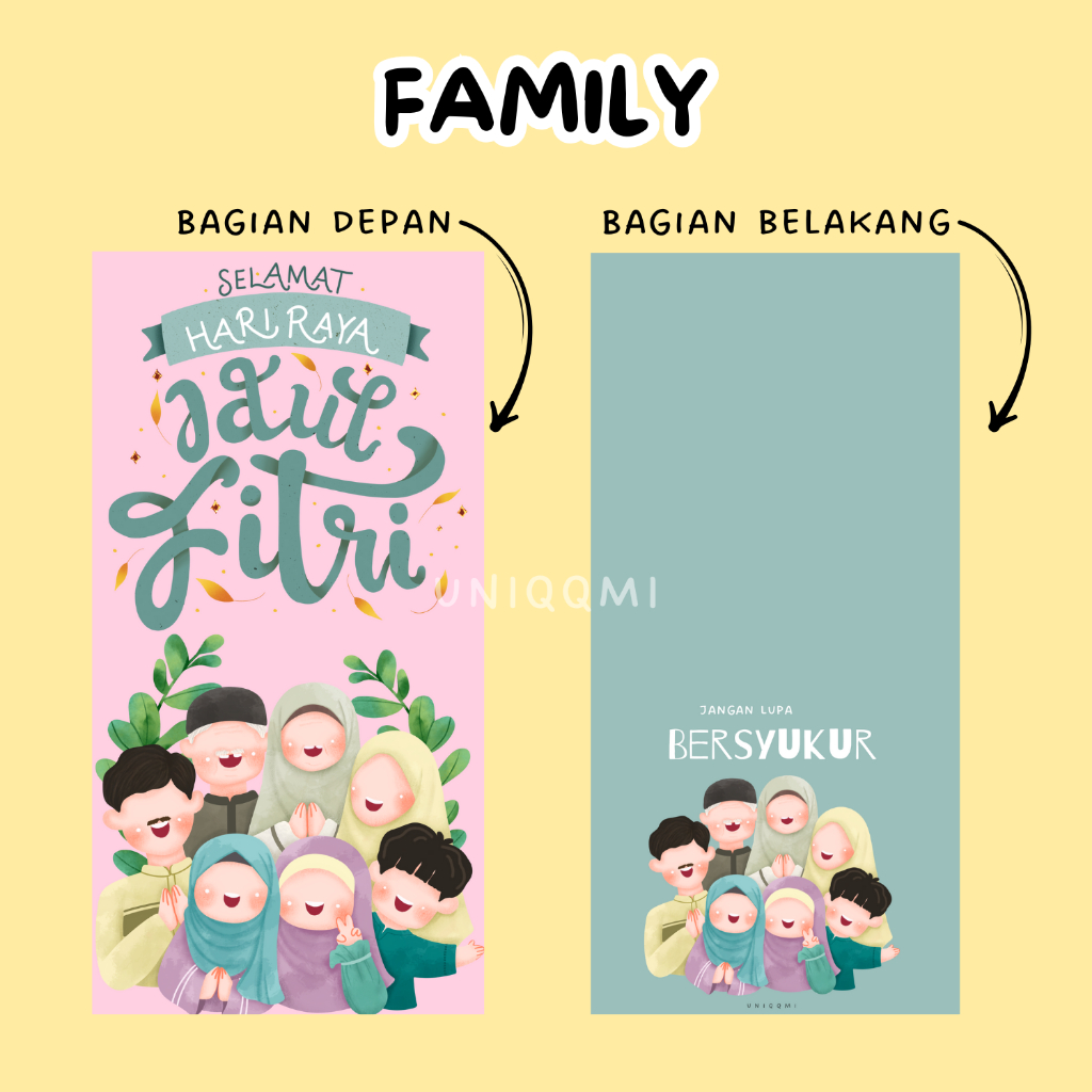 

AMPLOP LEBARAN FAMILY/ AMPLOP PANJANG UANG TIDAK DILIPAT/ AMPLOP IDUL FITRI